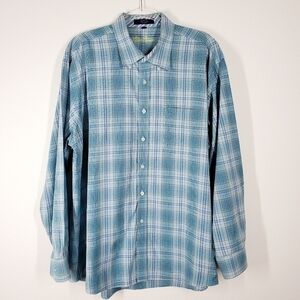 ALAN FLUSSER BUTTON DOWN LONG SLEEVE SHIRT